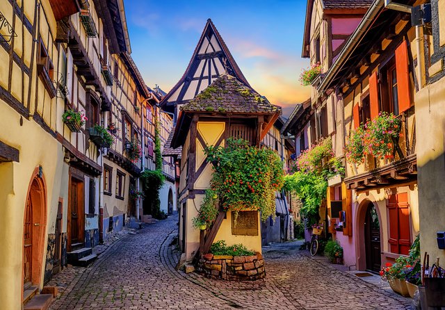 Calle tradicional de Eguisheim