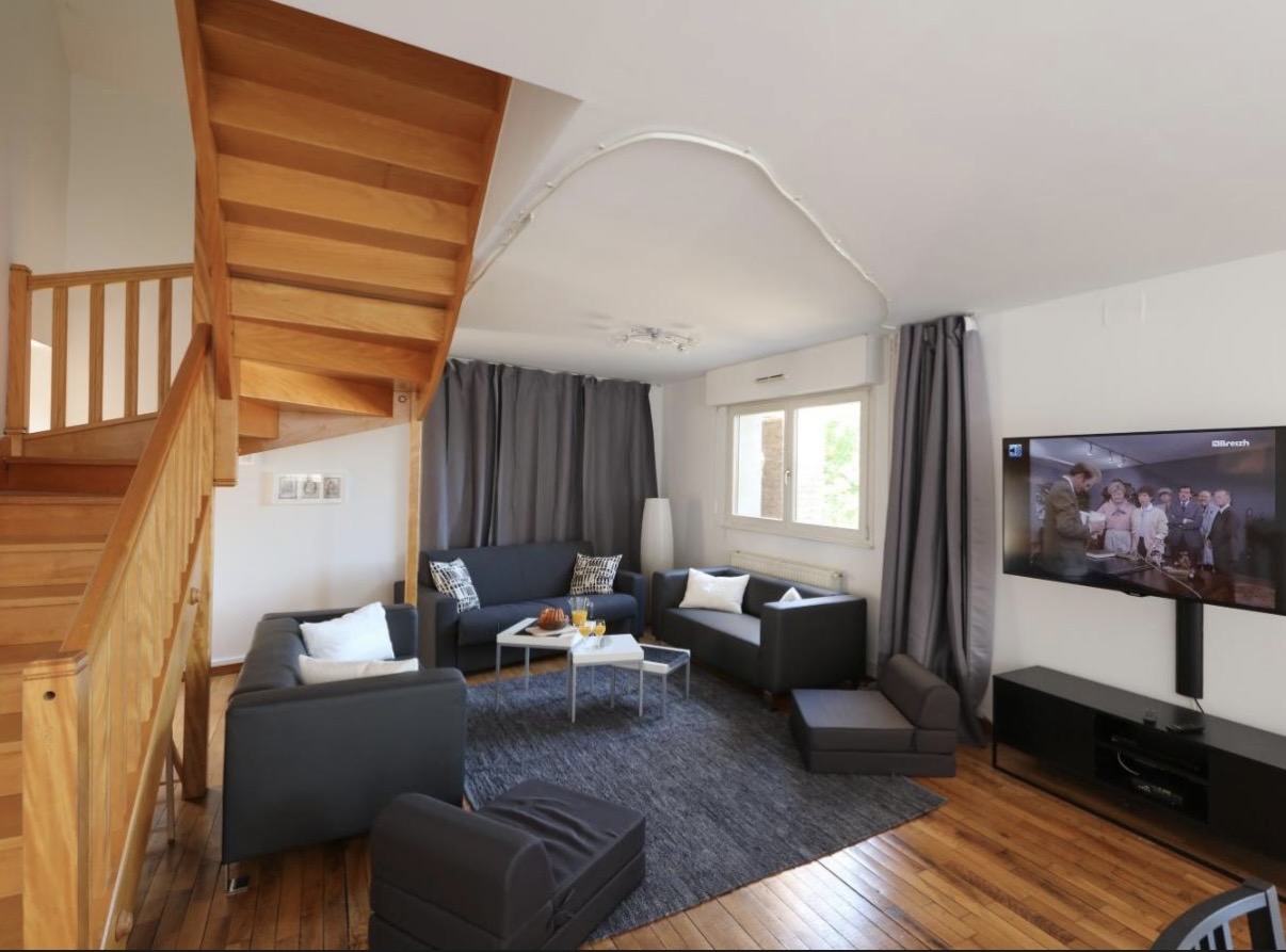 Salón de nuestra casa en Colmar